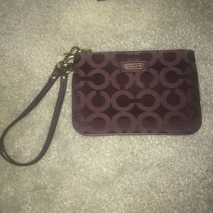 Coach wristlet bag